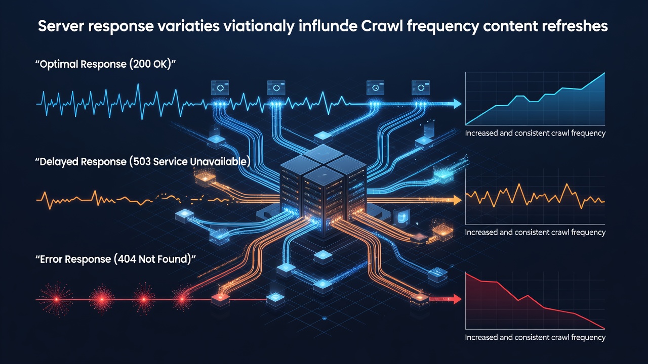 How Server Response Variations Shape Crawl Frequency Patterns During Large-Scale Content Refreshes